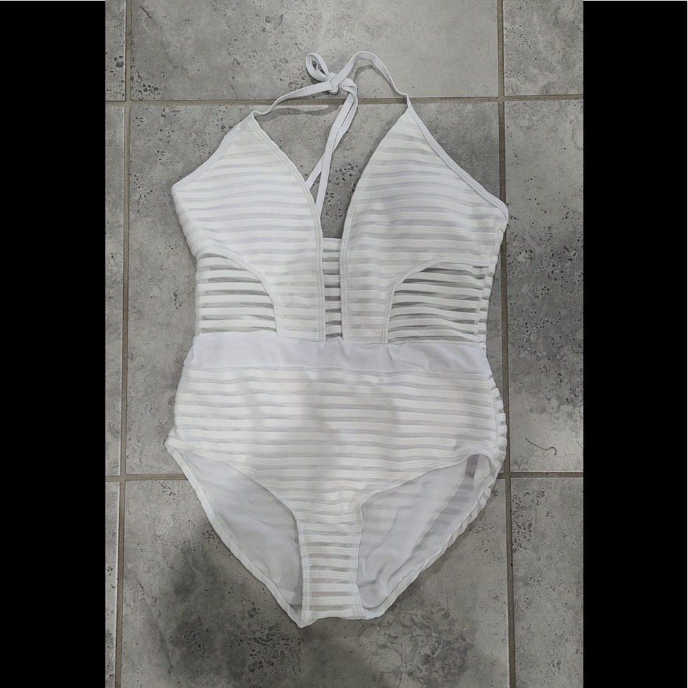 One Piece Swimsuit Set Sexy Halter Monokini Bathin - Picture 6 of 7